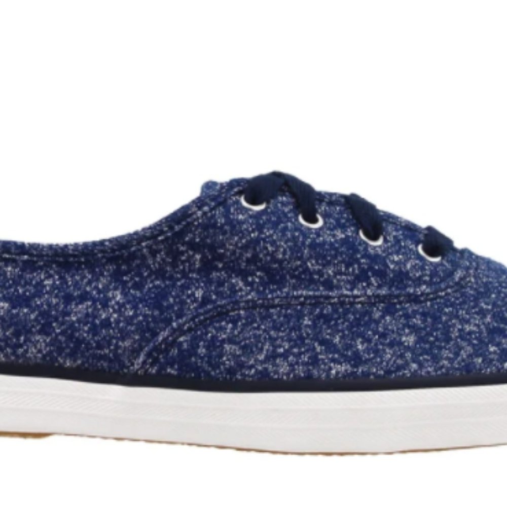 NWOT Keds Champion Lurex Navy Jersey Sneakers